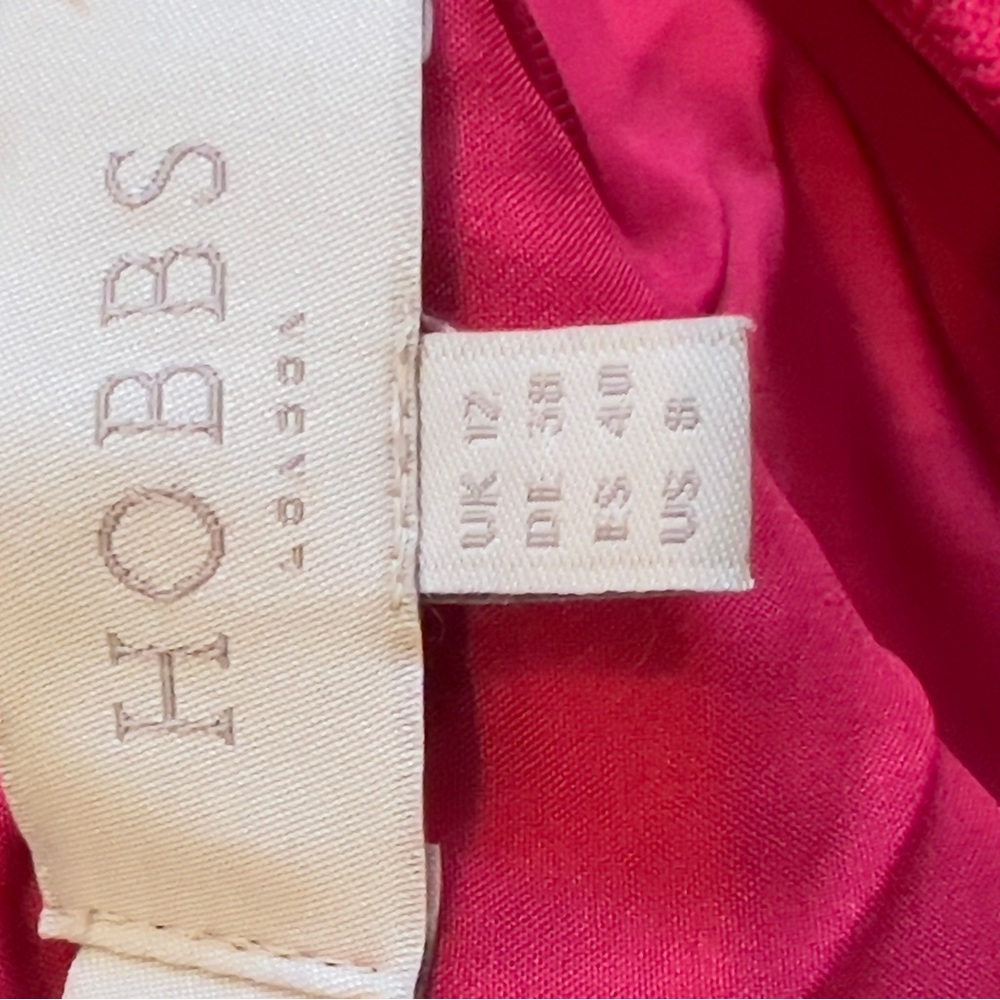 Hobbs London Pink Pencil Skirt Wool Size 8